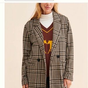 Sanctuary Plaid Blazer